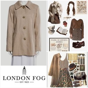 London Fog Felted Wool Academia Coat
